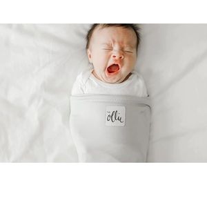 Light grey Ollie sleep swaddle